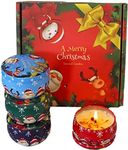 Christmas Candles Gift Set | Natural Home Scented Candles,Long Lasting Soy Candles Gifts for Women, Birthday Candles Aromatherapy Candle Generic