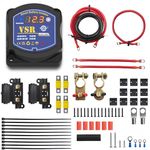 Dual Battery Isolator Kit 12v 140amp Voltage Sensitive Relay VSR Smart Battery Isolator for Marine/Boat rv Truck utv/ATV car Trailer Camper