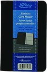 Hilroy 33430 Business Card Holder, 4-3/4x7-3/8-Inch, Holds Upto 96 Cards, Black