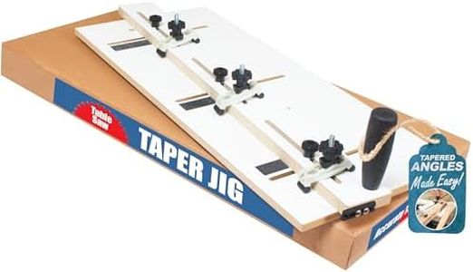 Adjustable Taper Jig/Straight Line Jig for Table Saw | Precision Table Saw Jig with Tapering Functionality | Fast Taper Cutting Jig for Table Saw | Table Saw Accessories | Versatile Woodworking Jigs