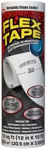 Flex Tape Ruban adhésif étanche caoutchouté, 30,5 cm x 3 m, blanc