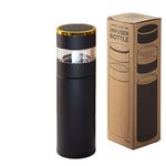 teapro Black Tea Infuser Bottle 450ml – Cold Brew Loose Leaf Tea Bottle with Infuser, Tea Flask for Hot & Cold, Travel-Friendly Tumbler