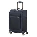 Samsonite Airea - Spinner S Expandable, Carry-on Luggage, 55 cm, 38/43.5 L, Blue (Dark Blue)