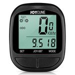 Lixada Bike Computer Bicycle Waterproof Wired Speedometer and Odometer Stopwatch Cycle Bike Computer with LED Display for Outdoor Cycling