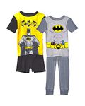 DC Comics Boys' Batman Snug Fit Cotton Pajamas, No Fear, 2 Years