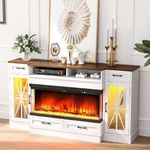 YITAHOME 3-Sided Glass Fireplace TV