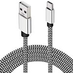 Mancro USB C Charger Cable 4.5M, USB to USB C Cable Long Type C Charger Cable Nylon Braided USB C Cable 480Mbps Speed Compatible with Samsung S23 S22 A15 A55, Pixel 8a 7a, Oneplus 12, Nothing Phone