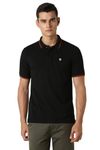 Van Heusen Men's Regular Fit Polo T-Shirt (VSKP517S011408_Black L)