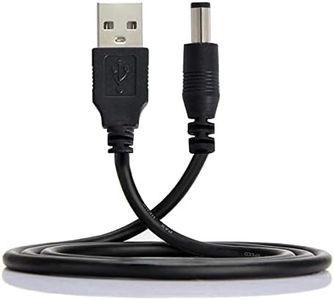 cablecc USB 2.0 Male A Type to 5.5 x 2.5mm DC 5V Power Plug Barrel Connector Charge Cable 80cm