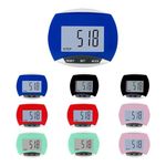 10 Pcs Pedometer Step Counter Walking Running Pedometer with Clip Portable LCD Pedometers for Calories Burned and Steps Counting Jogging Hiking Running Walking