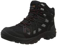 Regatta Men Burrell II High Rise Hiking Boots, Black (Black/Granite 9v8), 10 UK (45 EU)