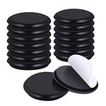 Ezprotekt 16 PCS Furniture Sliders for Carpet Sliders 2-3/8" for Moving Furniture Movers Carpet Gliders Glides Self-Adhesive Furniture Moving Pads 60 MM Black