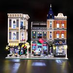 BRIKSMAX Led Lighting Kit for Assembly Square Creator Expert - Compatible with Lego 10255 Building Blocks Model- Not Include The Lego Set