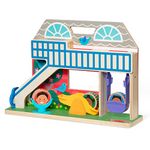 Melissa & Doug GO Tots Wooden Toy Schoolyard Tumble with Characters, Wooden Toy for Infants, Developmental Toy for Toddlers, 1+, Gift for Baby Boys or Baby Girls, FSC-Certified Materials