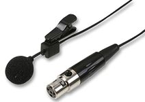 Pulse MIC-500X4 BLACK Lavaliere Microphone with 4 Pin Mini XLR Socket