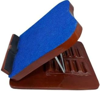 PHYSIOTREX® Physiotherapy Equipments Wooden Adjustable Calf Stretcher Slant Board & 8-Level Ankle Incline for Stretching Calf Muscle