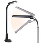 OttLite 24 Watt Floor Lamp with Flexible Neck and Weighted Base