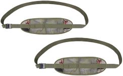 2 Pcs Tree Saddle Back Bands Adjustable Hunting Saddle Back Support Additional Tree Saddle Hunting Platform Kit Green Camouflage Tree Climbing Saddle Hunting Saddle Accessories for Adding Comfort