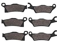 Yerbay Compatible Front Rear Brake Pads for Can am Outlander 450 500 570 650 800r 850 1000 EFI XMR DPS L Max 705601014, 705601015, 715900248