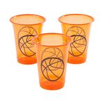 Fun Express Plastic Disposable Basketball Cups, 50 Count