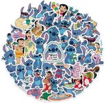 Hot Cartoon Anime Stickers Laptop Computer Bedroom Wardrobe Car Skateboard Motorcycle Bicycle Mobile Phone Luggage Guitar DIY Decal Lilo & Stitch 50