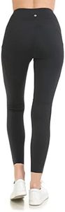 Leggings Depot Yoga Waist REG/Plus Women's Buttery Soft Leggings, Yl77-7/8 Length-black, Medium