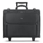 SOLOD B151 17.3-Inch Laptop Rolling Catalog Case, Hanging File System, Black