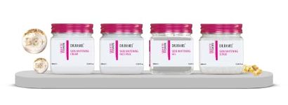 DR.RASHEL White skin pack of 4 (scrub, gel, cream & facepack) for skin whitening - 1520 ml