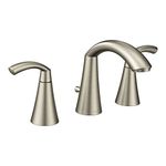 Moen T6173BN Glyde Two-Handle High Arc Bathroom Faucet, Brushed Nickel