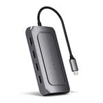 Satechi USB C Hub Multiport Adapter, USB 4 with 8K HDMI, 100W USB C PD Charging, 3X USB-A, Ethernet, Micro/SD Card Readers, Audio Jack, for MacBook & Windows