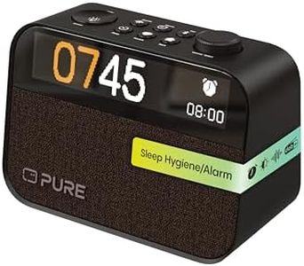 Pure MOMENT Alarm Clock Radio with DAB+ & Bluetooth - Black
