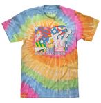 Tee Luv Men's MTV Psychedelic Logo Shirt - Music Television Tie Dye T-Shirt (Eternity Tie Dye) (M)