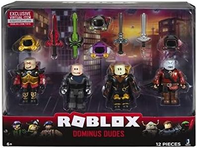 Roblox ROB0306 Dominus Dudes Four Figure Pack [Includes Exclusive Virtual Item]