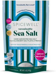 Spicewell Sea Salt Pouch - Artisanal Hand-Harvested, High in Electrolytes, Magnesium, Potassium & Calcium, Plastic Tarp Free, No Iodine - 2oz