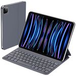 Eocean iPad Keyboard Case for Apple iPad Air 11'' 2024 (M2),Ultra Slim Folio Magic Keyboard Case for iPad Pro 11'' (4th/3rd/2nd/1st Gen),iPad Air 5th/4th Gen 10.9'' Keyboard Case,365 days Battery Life