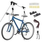 Pro-Bike Tool Bike Ceiling Mount Pulley Storage System - Bike Hangers for Garage Storage - Bike Hoist Wall Rack Indoor Roof Pulleys - Heavy Duty Overhead Space Saving Bicycle Lift System -‎ 1.65 kg