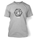 D20 I Win T-shirt - Sport Grey Medium (38/40")