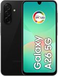 Samsung Galaxy A26 5G 2025 with AI | 256GB, 8GB, Dual SIM | 6.7" 120Hz AMOLED, IP67 Water Resistant, Android 15 | International Model Factory Unlocked (Black)
