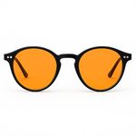 Sleepaxa Blue Light Blocking Glasses, Square Frame, TR90 Material, Anti-Glare, UV Protection, Unisex (Black)