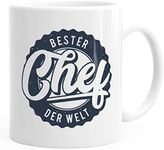 MoonWorks® Beste Chef der Welt Coffee Mug White One Size