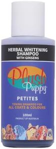 PLUSH PUPPY Herbal Whitening Shampoo with Ginseng | Deep Clean, Gentle Brighten |Naturally Enhanced with Ginseng (100ml)