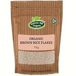 Organic Brown Rice Flakes 1kg by Hatton Hill Organic - Free UK Delivery