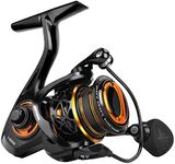 KastKing Zephyr 1000 SFS Finesse Ultralight-Ice Spinning Fishing Reel, Lightweight at only 5.3 Ounces, 7 + 1 Stainless Steel Ball Bearings, Premium Carbon Fiber Drag, Braid Ready CNC Aluminum Spool