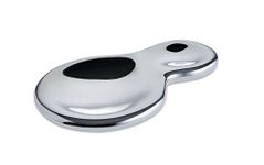 Alessi "T-1000" Spoon Rest in 18/10 Stainless Steel Mirror Polished, Silver