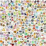 20 40 60 pcs Cute Mixed Enamel Pins Bulk Set, Funny Plant Anime Lapel Badges, Cartoon Button Pins Jewelry for Backpack Cloths Hats Jacket Decoration, Festival Gifts, Iron, amazonite