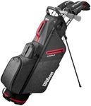 Wilson Men's Profile Complete Golf Set with Stand Bag - Right Hand, Tall, Regular, Red/Black/Silver