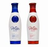 Brazilian Keratin Straightening Portier Exclusive Blowout Hair Progressive Brush VIP Shampoo & Mask (Formol Free) 1 L of Each