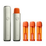 ZDEER Electric Breath Spray,Probiotic Mouth Spray for Bad Breath & Dry Mouth,Rechargeable Micro-Mist Oral Spray with 3 Flavor Cartridges,Alcohol-Free,Travel Size for Dating Office Daily Use,Green