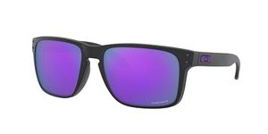 Oakley Men's OO9417 Holbrook XL Square Sunglasses, Matte Black/Prizm Violet, 59 mm