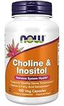 Now Choline/Inositol 500mg 100cap ( Packaging May Vary )